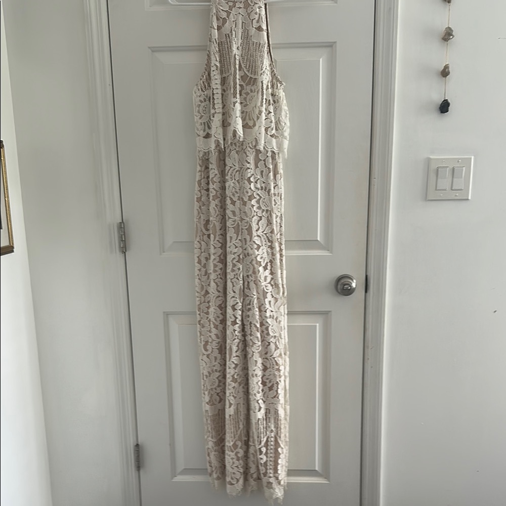 Lulu's Cream Floral Romper